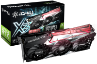 Inno3D NVIDIA RTX 3060 LHR iChill X3 RED, 1837MHz, 12GB GDDR6,  3 Years Warranty (สินค้าใหม่)