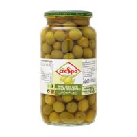 New item มีฮาลาล (x 1) Crespo Whole Green Olives 907g ++ คริสโป มะกอกเขียวในน้ำเกลือ 907 กรัม