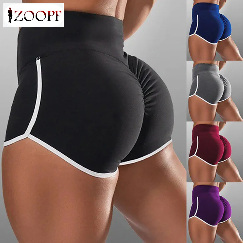 Sexy Booty Yoga Shorts Womens Mid Rise Run Sports Fitness Butt Lifting Hot  Pants | eBay