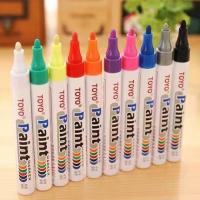 ปากกาเขียนยาง TOYO Paint Pen โตโย MARKER ปากกามาร์กเกอร์ ปากกา 11 สีกันน้ำและซีดจาง ปากกา​อเนกประสงค์