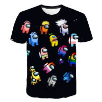 Hot Online Games Amongus T Shirt For Teen Boys and Girls T-shirt Hip Hop Tops Tees Cartoon Graphic Clothes Children T-shirt Kids