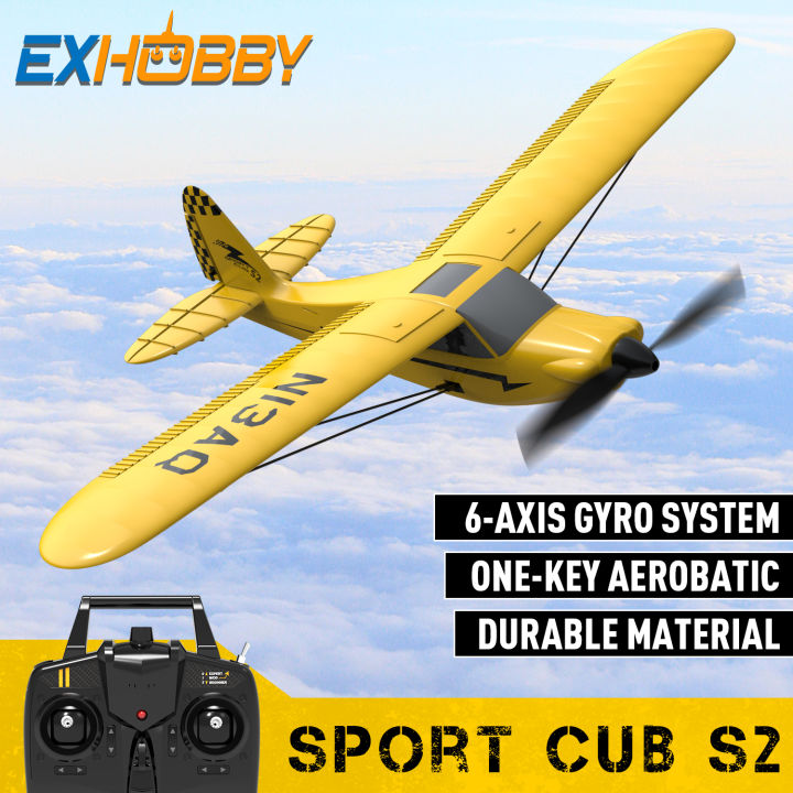 volantex-เครื่องบินบังคับวิทยุ-sportcub-400-2-4ghz-3ch-400mm-เครื่องบินปีกคงที่-เครื่องบินบังคับ-มการบินง่ายต่อการบินสำหรับผู้เริ่มต้น-761-14-rtf