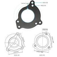 DEEMOUNT Mountain Bike Large Plate Chain Stabilizer Soft Tail Speed Descent Car Chain Guide Black Suitable for Iscg-03/05Bb