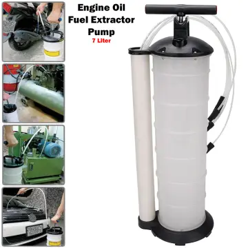7L Hand Extractor Pump Portable Oil Suction Pump Vacuum Fuel Suction  Changer for Engine Oil Change Fluid Extraction