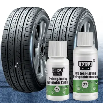 50ML Tire Shine: Tyre Gloss Coating, Hydrophobic Sealant Wax, Auto Care