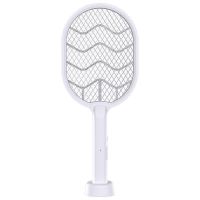 Electric Mosquito Swatter Rechargeable Powerful 2-in-1 Household Mosquito Killer Lithium Battery Electric Mosquito Swatter Mosquito Killer Lamp Fly Swatter
