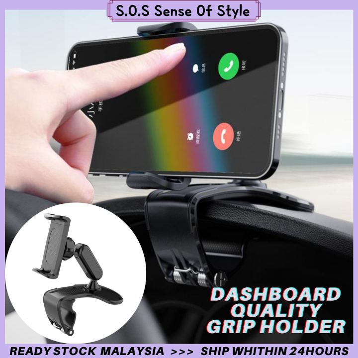 【PREMIUM Quality 】 Universal Car Dashboard Phone Holder for Smart Phone in Car Dashboard Clip