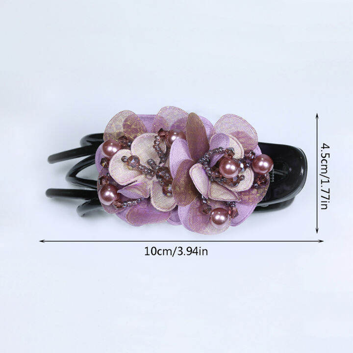 korean-fashion-silk-yarn-flower-cloth-hairpin-curler-hairpin-headwear-exquisite-hair-accessories