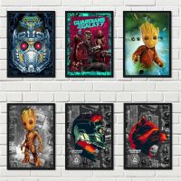 Premium Guardians Of The Galaxy Canvas Poster - Retro Style Home Bar Cafe Decor-ชุดซูเปอร์ฮีโร่คุณภาพสูงภาพยนตร์ Wall Art 1018