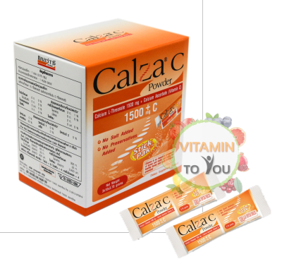 Calza C Powder (Calcium L-threonate 1500 mg (30 ซอง)