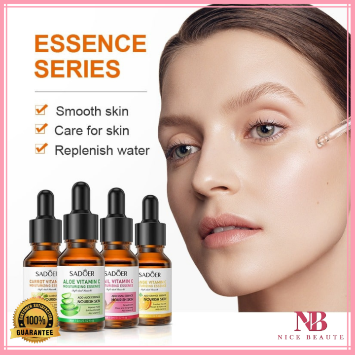 SADOER FRUIT EXTRACT VITAMIN C MOISTURIZING ESSENCE SERUM 15G Lazada