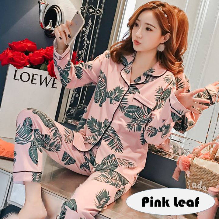 loral-pyjamas-women-pajamas-women-nightwear-sleepwear-baju-tidur-wanita-baju-tido-perempuan