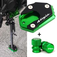 【LZ】tc015mtnw727 For Kawasaki ninja650 NINJA 650 300 1000 ER6F ER4F ZX6R ZX10R Motorcycle valve caps Side Stand Enlarger Kickstand Extension Pad