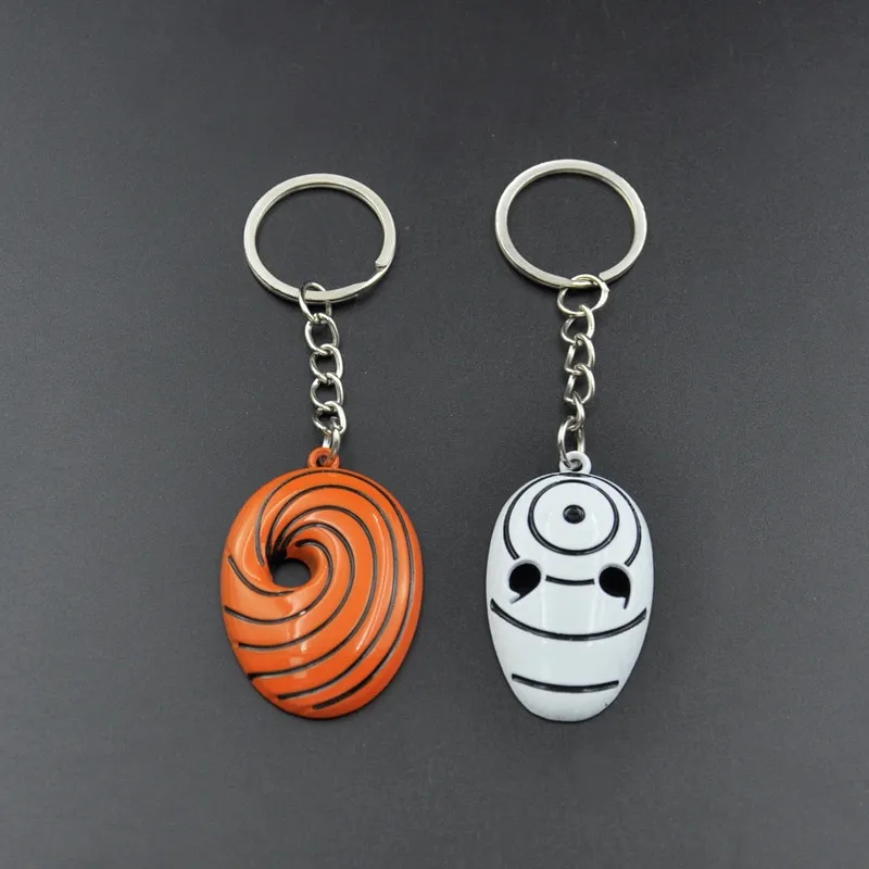 Akatsuki and Uchiha Logo Keychain / Naruto Cloud Key Chain