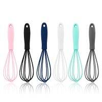 【LZ】☢  Aço Inoxidável Silicone Mini Whisk 6 Inch Misturador de Cores Ferramentas De Cozimento