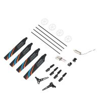 K127 Spare Parts Kit Gears Main Rotor Blades Tail Motor Set Replacement Accessories Fit for Wltoys XK K127 RC Helicopter Accessories