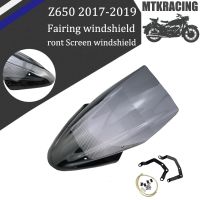 MTKRACING for KAWASAKI Z 650 Z650 2017 2019 Motorcycle Front Screen Windshield Fairing Windshield