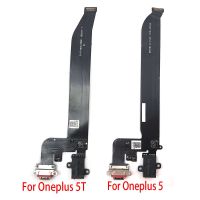 ชาร์จพอร์ต Usb สำหรับ Oneplus 5 A5000 5T ขั้วต่อแท่น A5010สายอ่อนชาร์จพอร์ตพร้อมหูฟังปลั๊กหัวเสียบบอร์ด