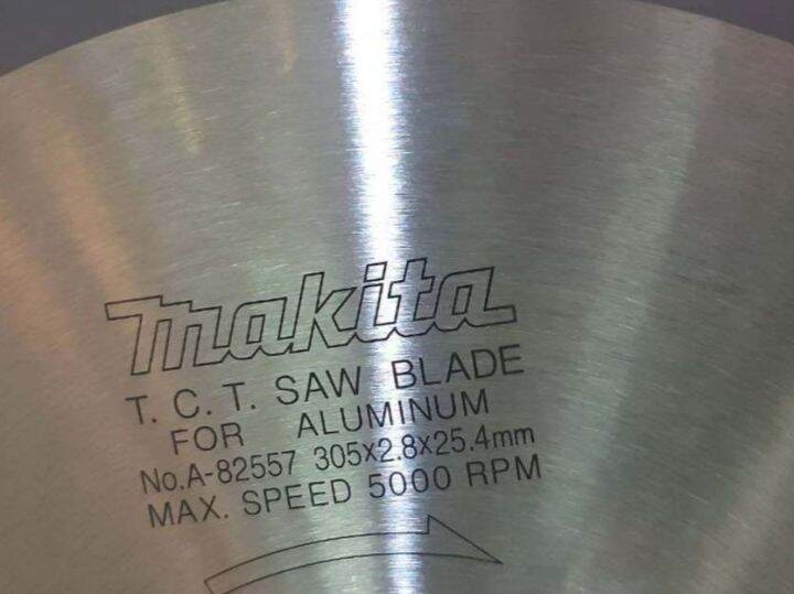 makita-saw-blade-for-aluminum-size-305-mm-25-4-mm-2-8mm-100t-part-no-a-82557-ใบเลื่อยวงเดือน-ตัดอลูมิเนียม-ขนาด-12-นิ้ว-รู-25-4-มิล-หนา-2-8-มิล-จำนวนฟัน100-ฟัน-ยี่ห้อ-มากีต้า