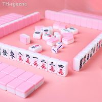 ◎♣■ Mahjong Chinese 144pcs 24mm Board Game for Fun Camping Exquisitely Carved