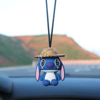 Disney Anime Movie Stitch Action Figure Car Interior Ornaments Accessories Auto Rearview Mirror Hanging Pendant Cute Model Decor-SJK STORE