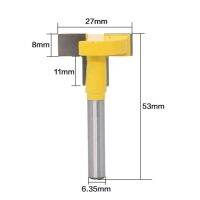 1ชิ้นคุณภาพ T-Slotting Router-T-Track Slotting Router-1/4Quot; 6Mm ราคาเครื่องตัดสิ่วก้านสำหรับงานไม้