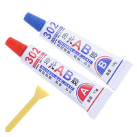 2pcs Cyanoacrylate Epoxy Glu Strong Super AB Glue 302 Metal Wood Fabric Rubber Leather Plastic UV Adhesive