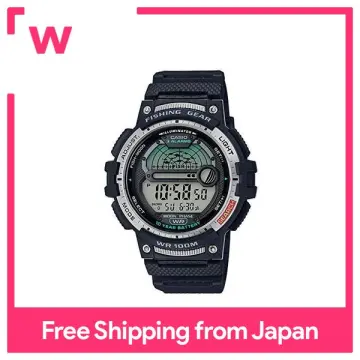 Casio Fishing Gear WS-1500H digital watch: 10-Year Battery, Fishing Mode,  Moon Data