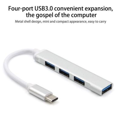 USB 3.0 Type-C HUB 4 Port Multi Splitter Power Adapter Docking For Macbook OTG Station One For Four TypeC L5V1