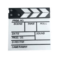 ไม้ Clapperboard ภาพยนตร์วิดีโอผู้กำกับภาพยนตร์แอ็คชั่นฉากสเลทฟิลม์สเก็ตบอร์ด