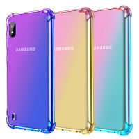 เคสโทรศัพท์สำหรับSamsung A10 กรณีไล่โทนสีสี่มุมป้องกันการล่มสลายTPUเคสโทรศัพท์สำหรับSamsung A10 กรณีปก