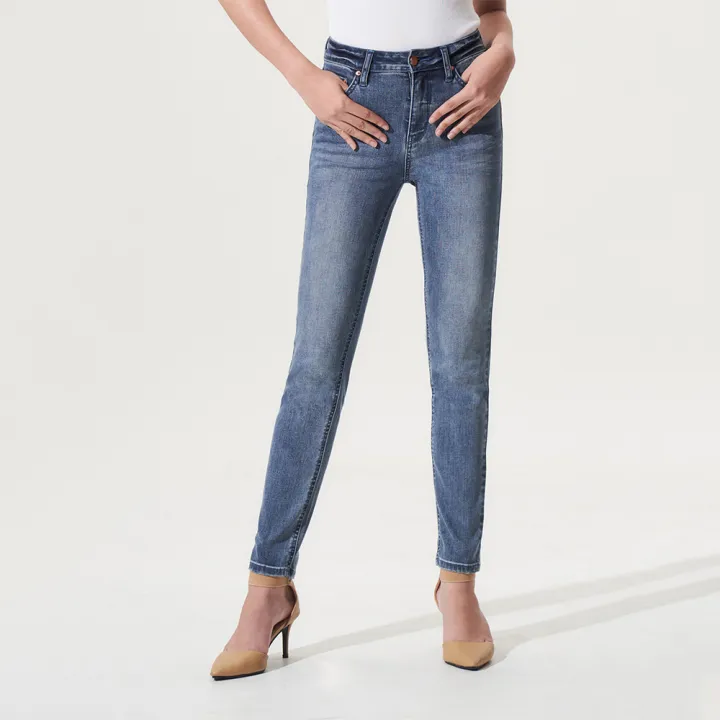 mc-jeans-กางเกงยีนส์ผู้หญิง-กางเกงยีนส์-กางเกงยีนส์ขายาว-กางเกงยีนส์-ทรงสลิม-save-my-ass-ทรงสวย-ใส่สบาย-mamz012