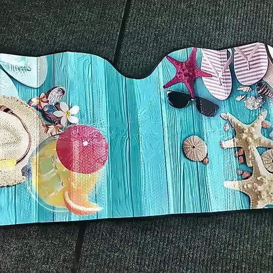 Car Front Windshield Sun Shade JoaquínPhoenix Joker Driver 3D Print