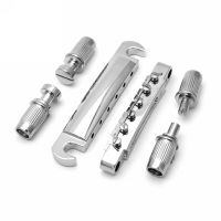 KR-Guitar Bridge Tune-O-Matic TOM Bridge And Tailpiece Chrome Silver Black Gold Set For SG LP Electric Guitar Replacement Accessory