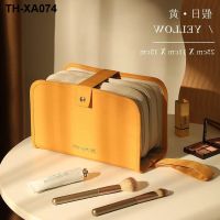 Cosmetic bag high-capacity portable travel senior feeling makeup brush wash protect skin to taste receive bag over 2023 new fire