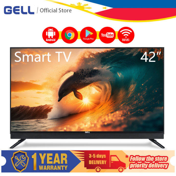 GELL 42 inch Smart TV 42inches tv flat on sale screen led tv FHD TV