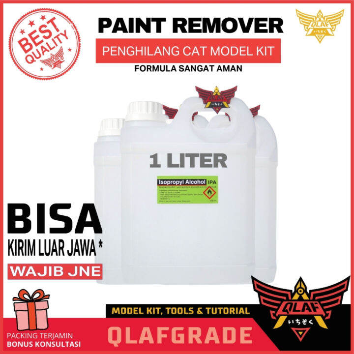 ALCOHOL 1 Liter Isopropyl Alcohol / IPA / Larutan Penghilang cat