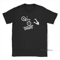 I Do My Own Stunts Funny Mounn Bike Mtb T-Shirt Man Designer Camiseta Tee Shirt Purified Cotton Clothing Graphic T Shirt