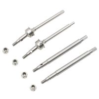 Stainless Steel Front and Rear Drive Shaft CVD Driveshaft for TRX4M 1/18 RC Crawler Car Replacement Accessories