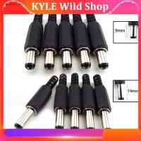 KYLE Wild Shop 9mm 14mm DC Male Power Supply Jack Adapter Plug Connector 5.5mmx2.1mm Socket For DIY Projects