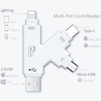 อะแดปเตอร์เมมโมรี่การ์ดอ่านกล้องการ์ดความจำสำหรับ Apple iPhone 14 13 12 11 XR Pro Max OTG อะแดปเตอร์เครื่องอ่านการ์ดสำหรับ IOS 12ขึ้นไป DKQ3825ระบบเครื่องอ่านการ์ด