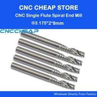 【On Sale】 MULTI DEAL 10Pcs 3.175X2X8Mm ขลุ่ยเดี่ยว C Router Bits One ขลุ่ยเกลียว End Mills คาร์ไบด์เครื่องตัดเกลียว PVC Cutter