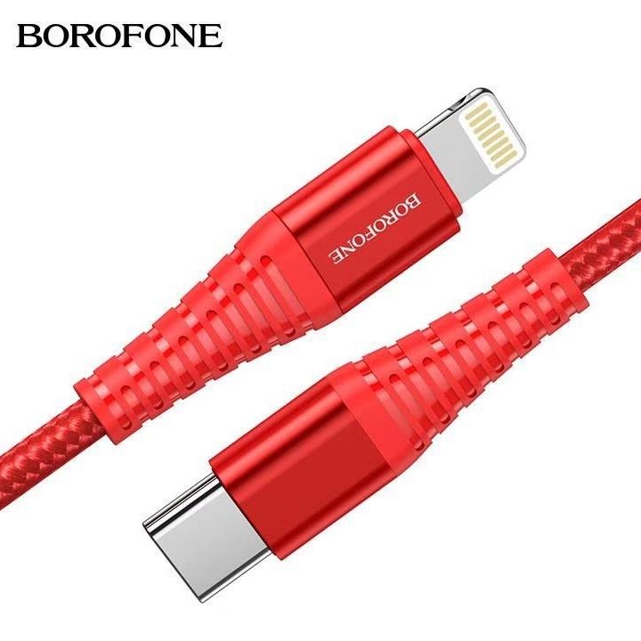 borofone-bu27-สายชาร์จ-cool-victory-pd-charging-data-cable-type-c-to-ip