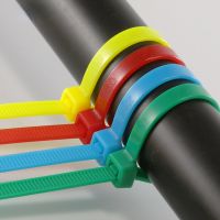 100PCS Color High Temperature Resistant and Corrosion-resistant Plastic Nylon Cable Ties 15cm-30cm Bundle Wire Binding Buckle