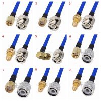 RG405 Coax Cable BNC TNC To SMA Male Female Connector SMA To TNC SMA To BNC Crimp for RG405 High Frequency Test 086 50ohm Fast