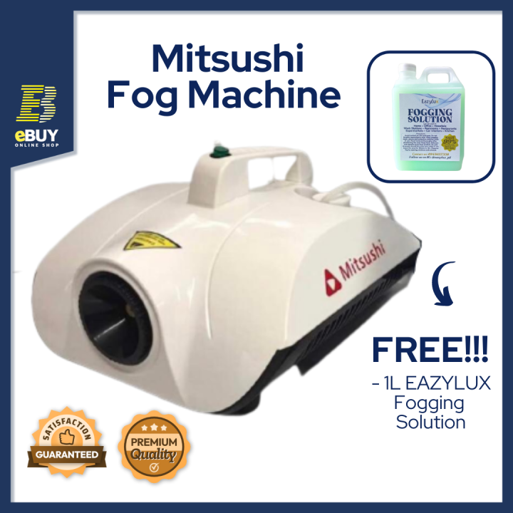 Heavy Duty Mitsushi Fog Machine Disinfect Machine Nano Smoke l FREE 1L