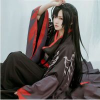 Men Women Hanfu Mo Dao Zu Shi Cosplay Wei Wuxian Costume Clothing Weiying Yiling Ancestor Lan Wang Ji Cosplay Costume Full Set