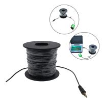 20m Fishing Camera Cable With Headphone Plug Underwater Camera Data Transmission Line 154lb（70kg) Fishing Equipment