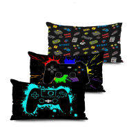 (HOT) เกมเมอร์ Home Gaming Ho ปลอกหมอนตกแต่งวิดีโอเกมปาร์ตี้ปลอกหมอนอิงสีคีย์บอร์ด Pillowcase