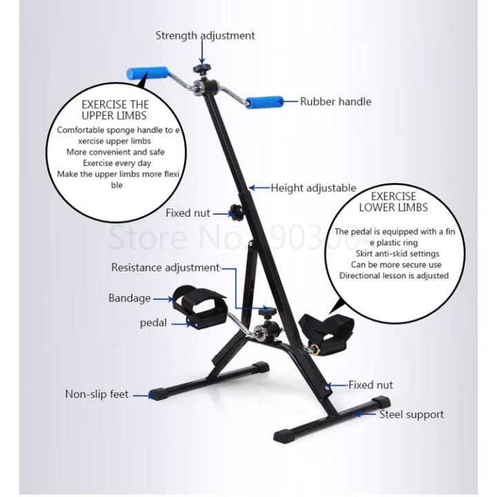 เครื่องปั่นจักรยานออกกำลังกาย-mini-bike-จักรยานกายภาพบำบัดmini-exercise-bikeสำหรับบริหารแขนขาคนพิการผู้สูงอายุคนแก่จักรย-จักรยานออกกำลังกาย-double-กายภาพบำบัด-ปั่นมือปั่นเท้ามินิ-mini-bike-easy-exerci